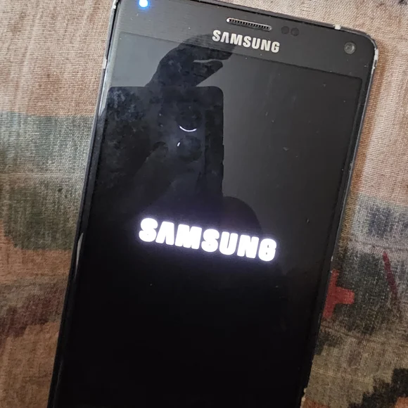Samsung Smartphone with Black Display